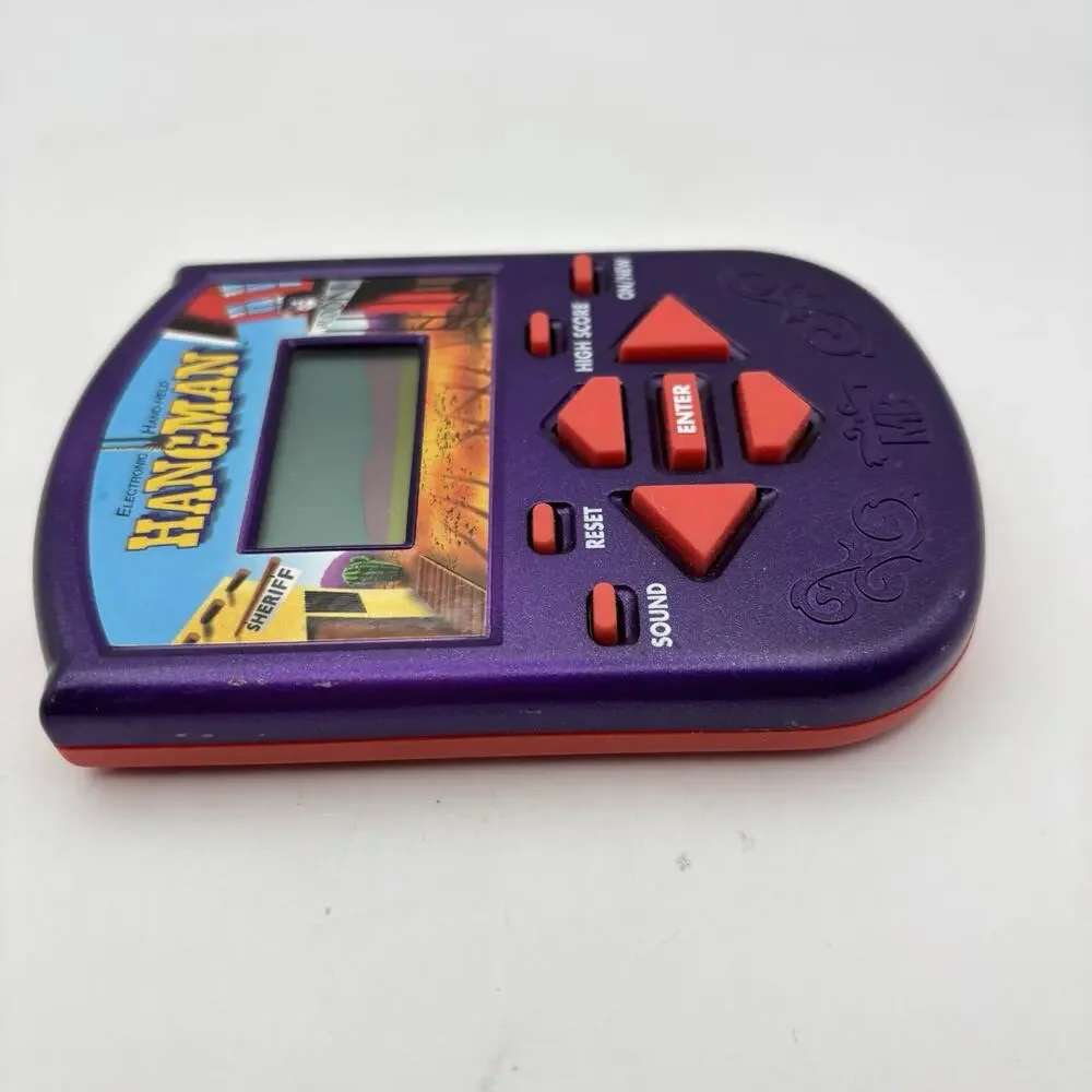 2002 Milton Bradley Hangman Handheld Electronic Game VINTAGE TESTED Works Great!